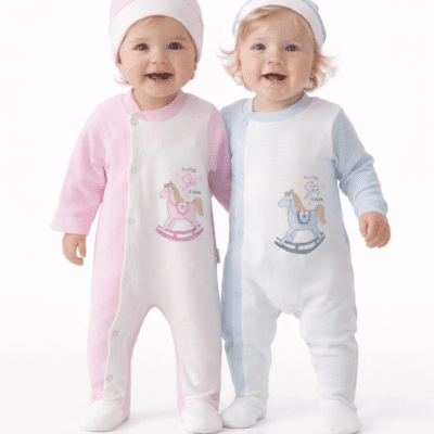 Oyuncak At Baskılı Bereli Penye Tulum