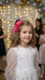 Çiçekli Taşlı Toka 2'li Set - Görsel 2