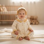 Sarı Çıtır Çiçek Desenli 5li Set