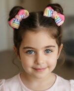 Parıltılı Pembe Lastik Toka