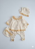 Sarı Çıtır Çiçek Desenli 5li Set - Görsel 3