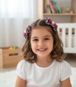 Pembe Kurdale Model 2li Klips Toka