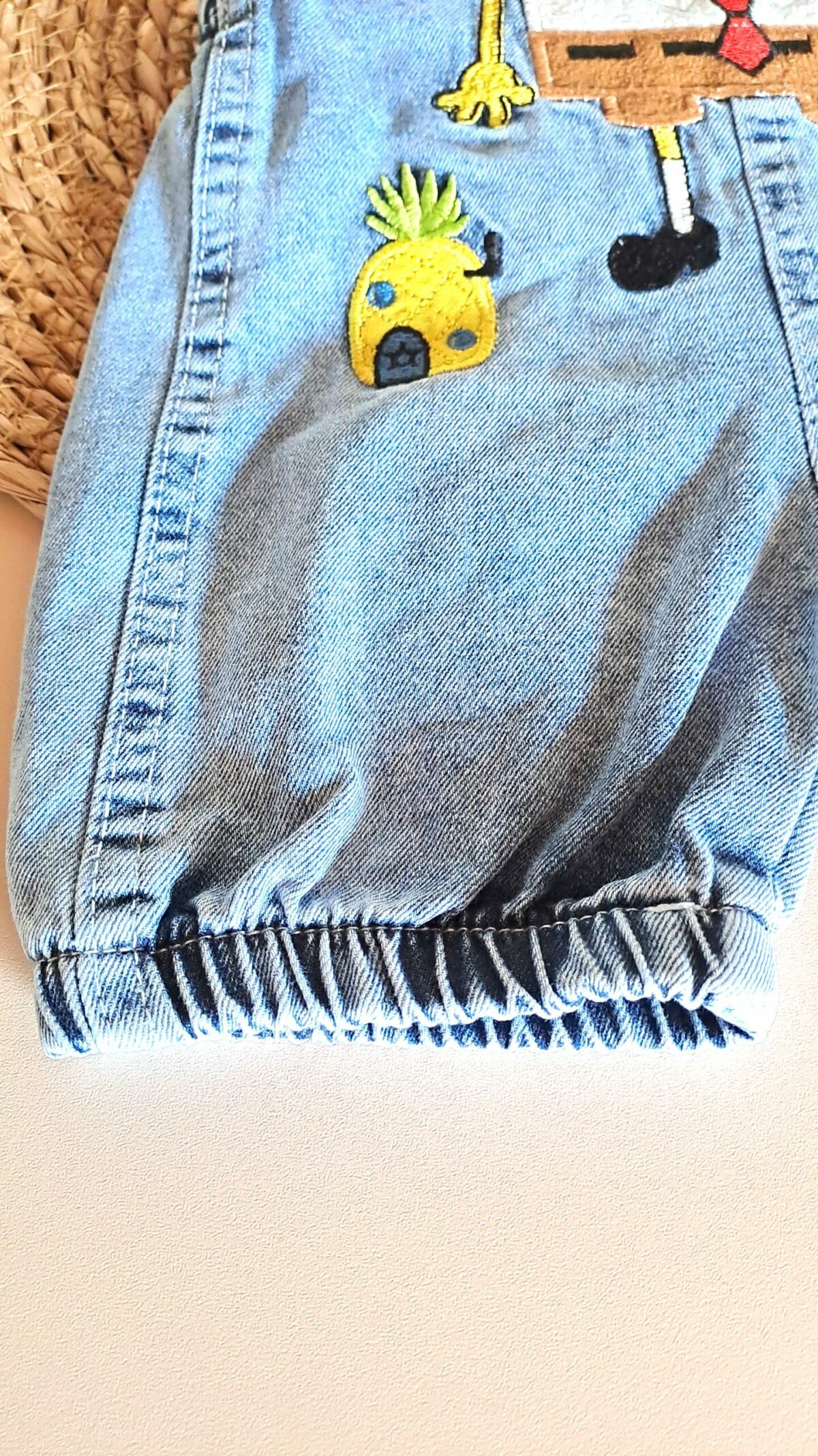 Unisex Sünger Bob Kot Salopet Takım - Görsel 5