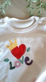 Kalp Baskılı İkili Takım - Görsel 3