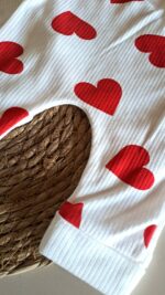 Kalp Baskılı İkili Takım - Görsel 4