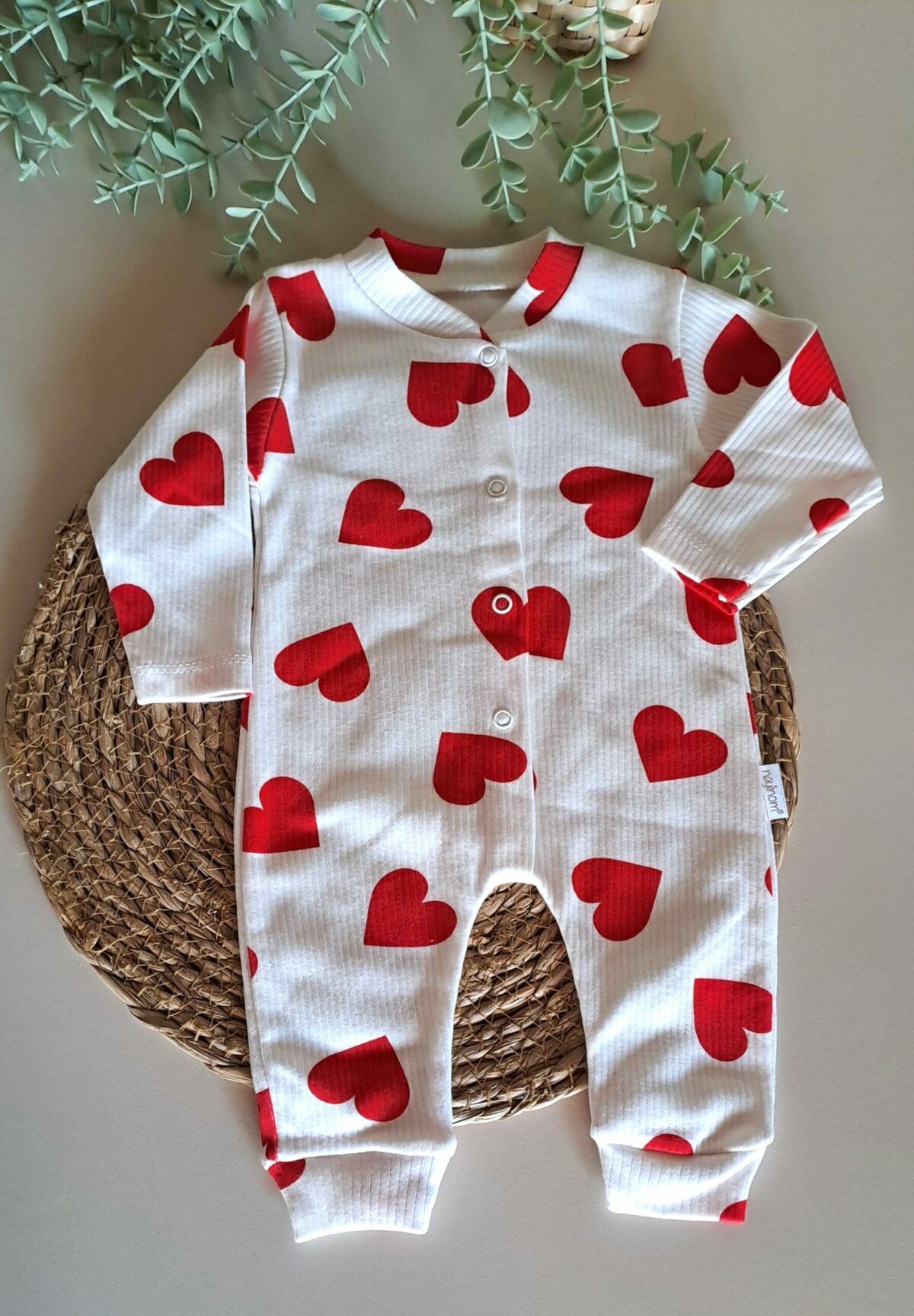 Kalp Desenli Kız Tulum - Görsel 1