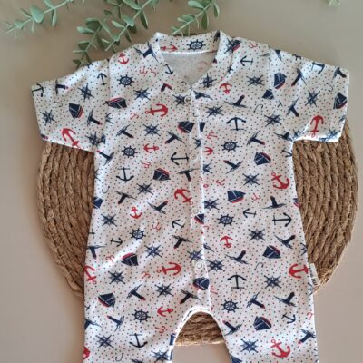 GEMİCİ DESENLİ KISA TULUM