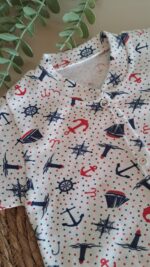 GEMİCİ DESENLİ KISA TULUM - Görsel 5