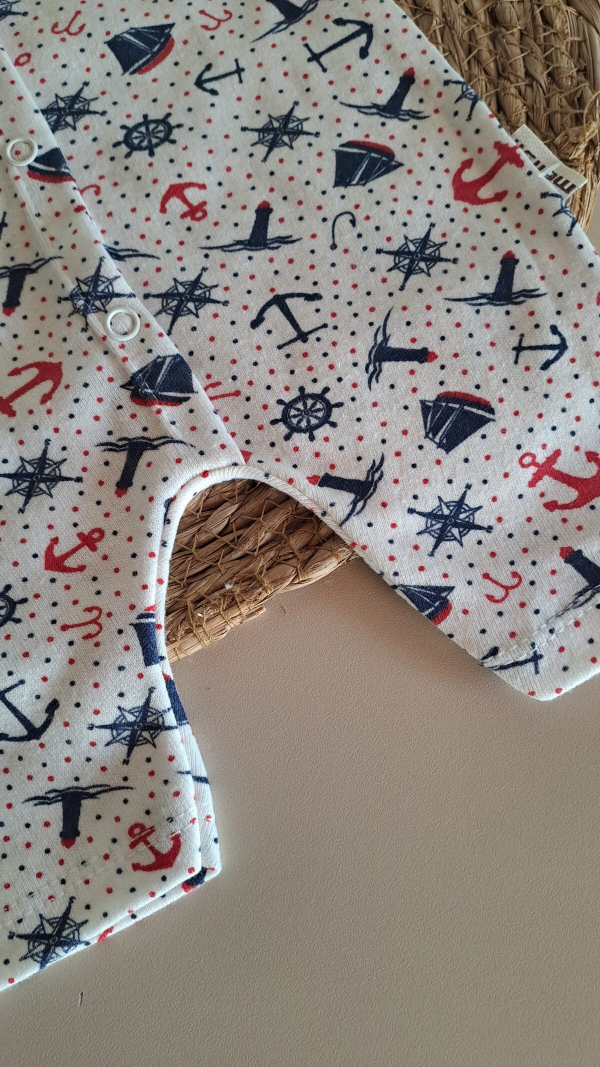 GEMİCİ DESENLİ KISA TULUM - Görsel 4