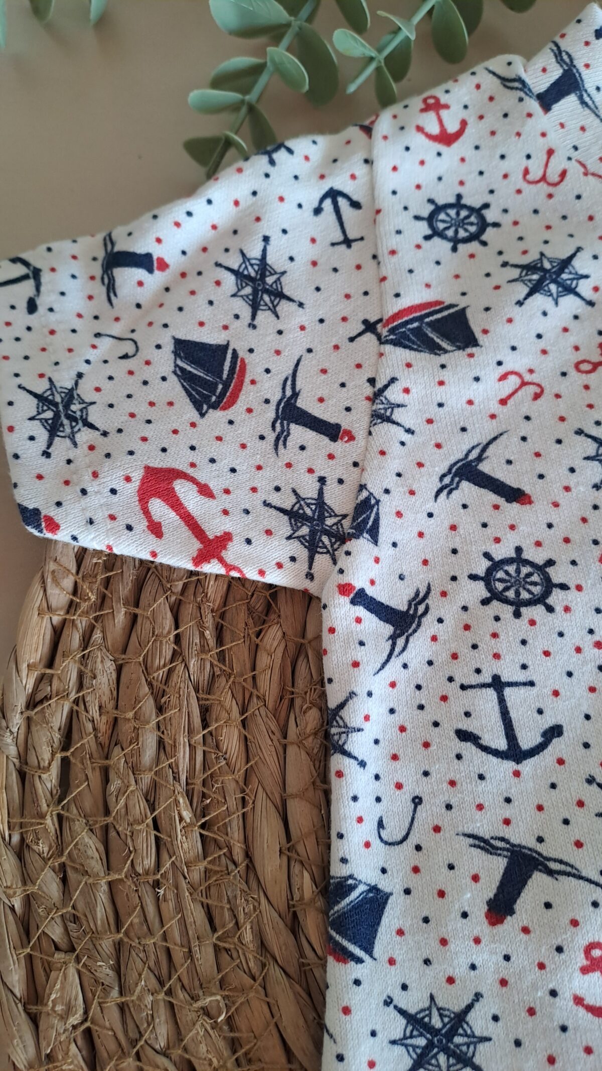 GEMİCİ DESENLİ KISA TULUM - Görsel 2