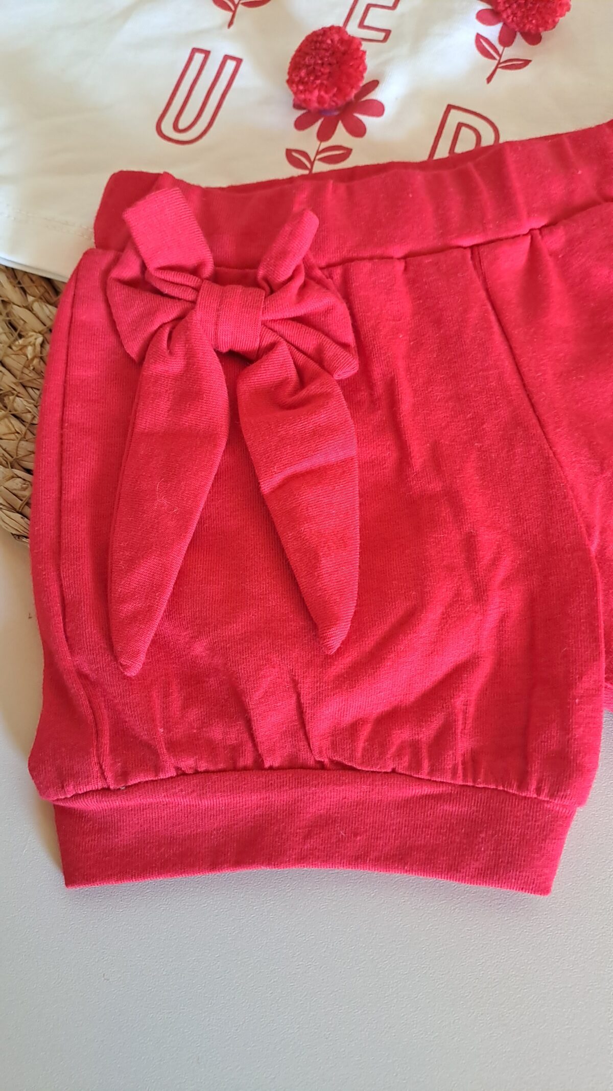 Baskılı Ponponlu Kız Takım - Görsel 5