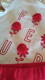 Baskılı Ponponlu Kız Takım - Görsel 4