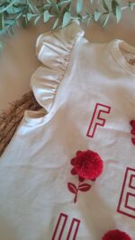 Baskılı Ponponlu Kız Takım - Görsel 3