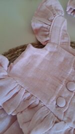 Omuz Askılı Bandanalı Müslin %100 Pamuk Elbise - Görsel 3