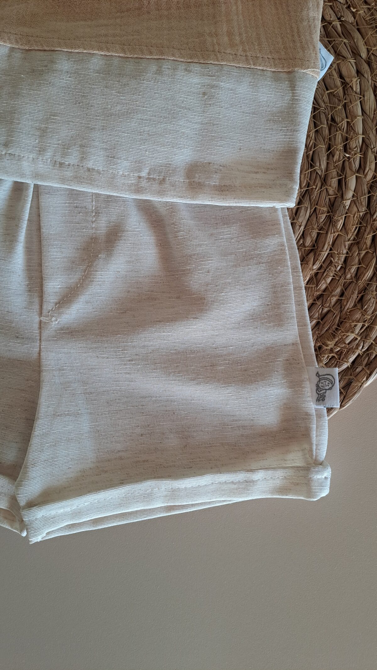 Yaka Düğmeli Müslin 2li Takım - Görsel 3