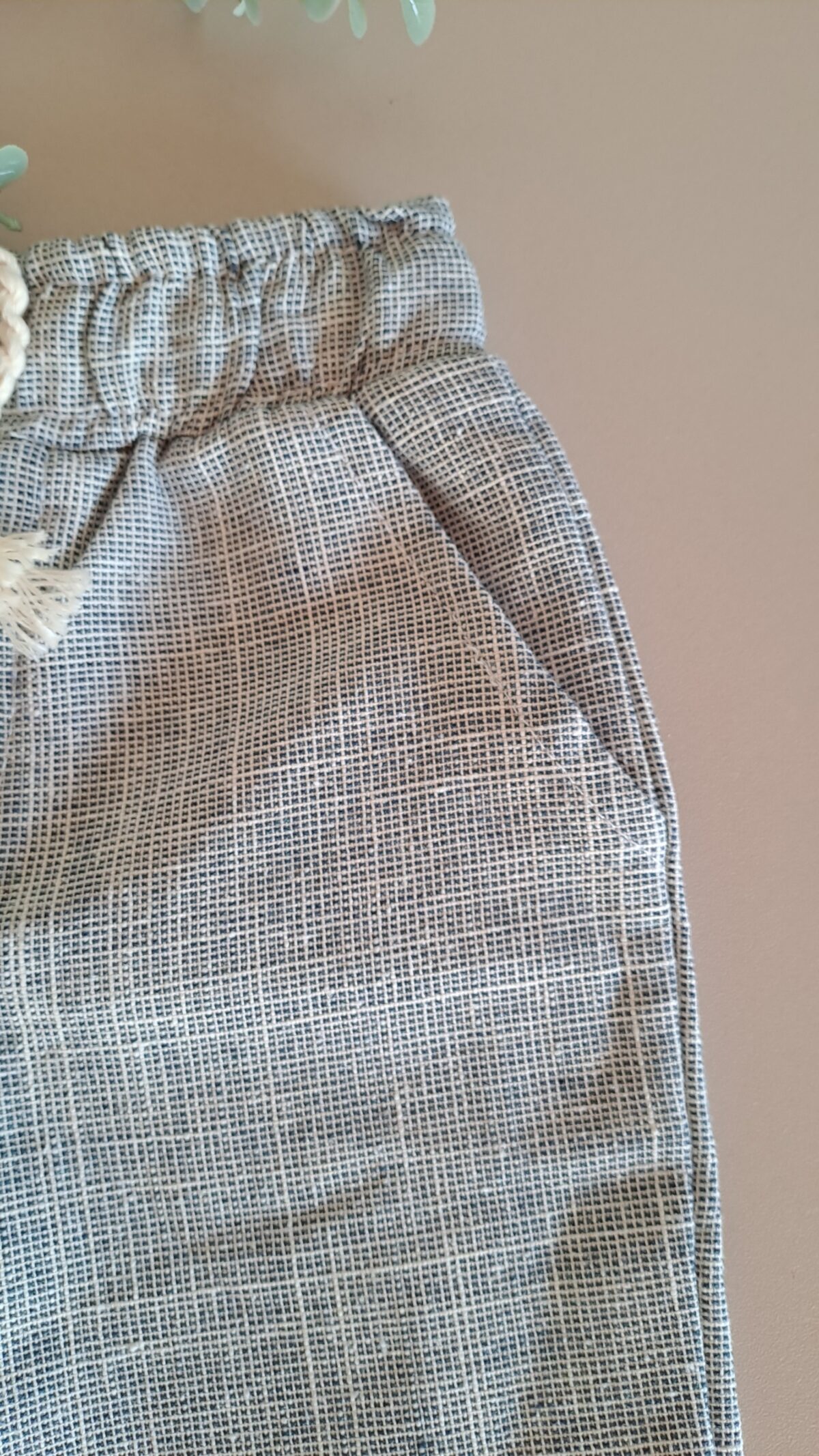 Mendil Detaylı %100 Pamuk Gömlek ve Jogger Pantalonlu 2li Takım - Görsel 2