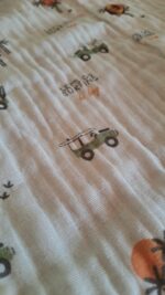 Palmiye Detaylı %100 Pamuk 2li Takım - Görsel 6