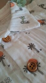 Palmiye Detaylı %100 Pamuk 2li Takım - Görsel 4