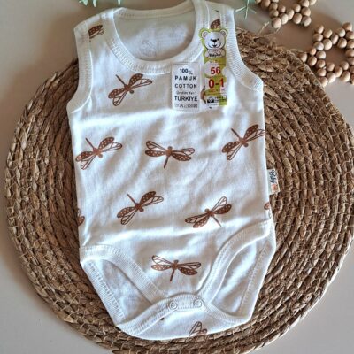 Yusufçuk Desenli %100 Pamuk Badi