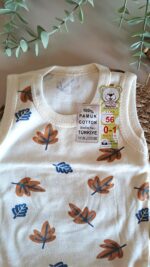 Yaprak Desenli %100 Pamuk Askılı Badi - Görsel 2