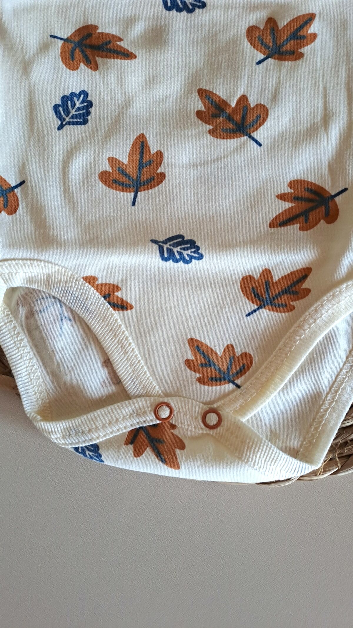 Yaprak Desenli %100 Pamuk Askılı Badi - Görsel 3