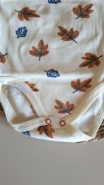 Yaprak Desenli %100 Pamuk Askılı Badi - Görsel 3