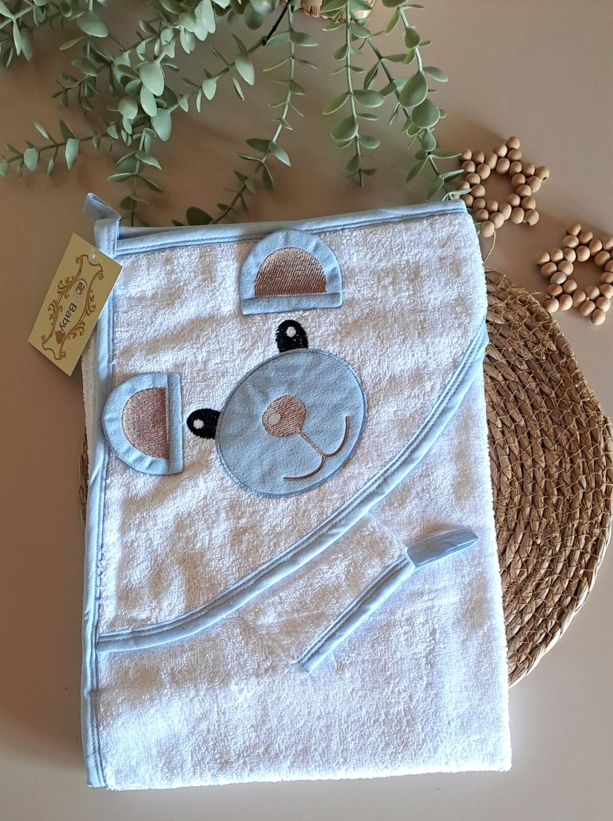 Bambu Bebek Erkek Havlu Lifli - Görsel 1