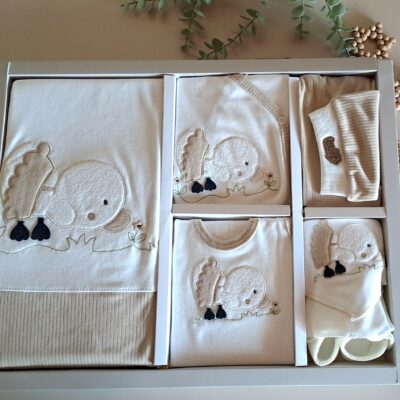 10'lu Organik Ördekli Lüx Hastane Çıkış Seti