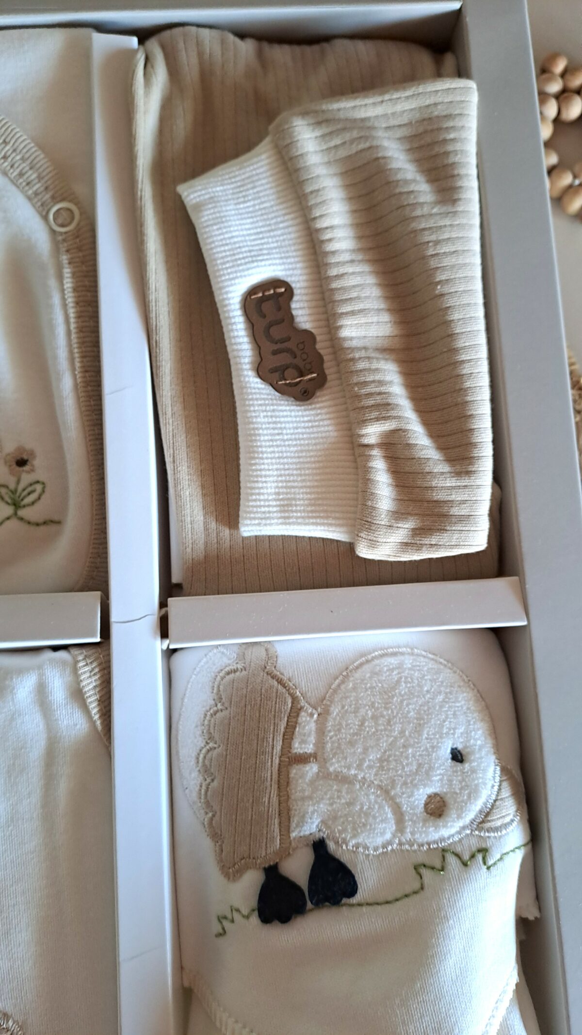 10'lu Organik Ördekli Lüx Hastane Çıkış Seti - Görsel 7