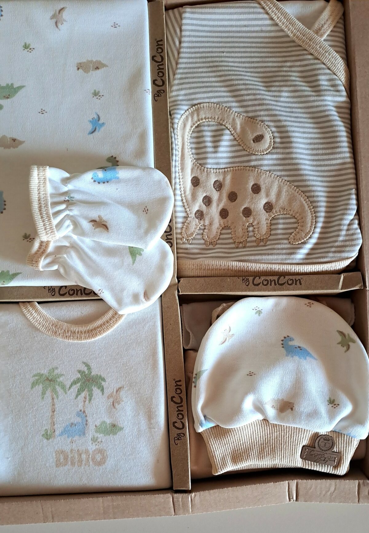 10lu Organik Lüx Set Dinazorlu Hastane Çıkış Seti - Görsel 3