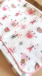 Fil Oyalı Müslin Battaniye  2katlı - Görsel 4