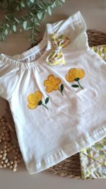 Sarı Çiçekli 2li Takım - Görsel 2