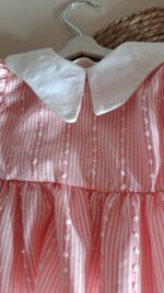 Kol Fiyonk Detaylı Şapkalı 3'lü Takım Pembe - Görsel 7