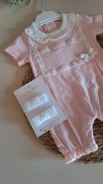 Fisto Detaylı %100 Pamuk Kız Bebek Tulum - Görsel 3