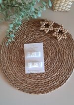 Beyaz Fisto Model Saçlı/Saçsız Bebek Tokası 2li Set - Görsel 2