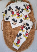 %100 Pamuk Micky Mouse 2'Li Takım - Görsel 2